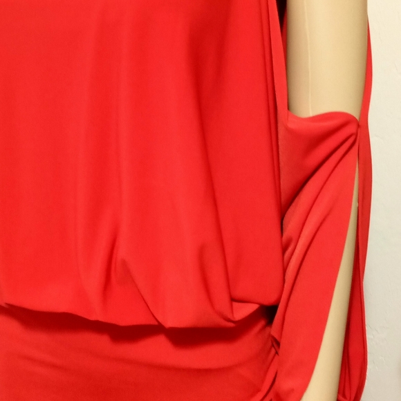 Boston Proper Dresses Boston Proper Heartthrob Red Dress Gold